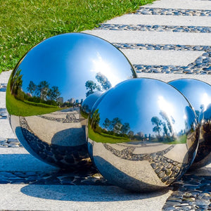 Stainless steel decorative sphere
